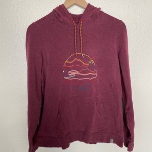L.L.Bean Medium maroon women sweater